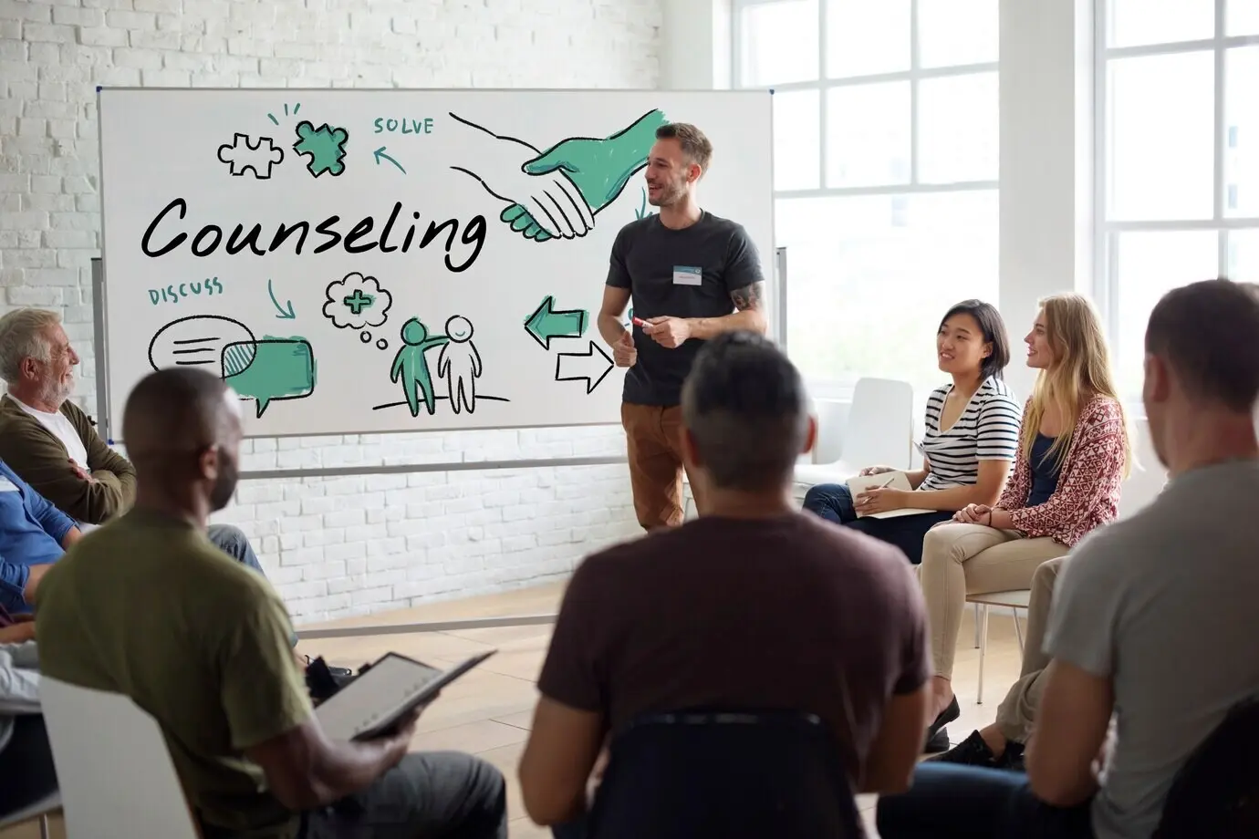 Схематический набросок оказания помощи в сфере психического здоровья